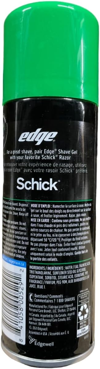 Edge Soothing Aloe Shave Gel for Men, 7 Ounce