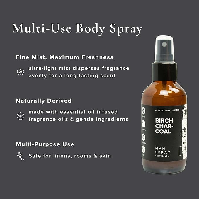 BROKEN TOP Body Spray (Birch Charcoal)