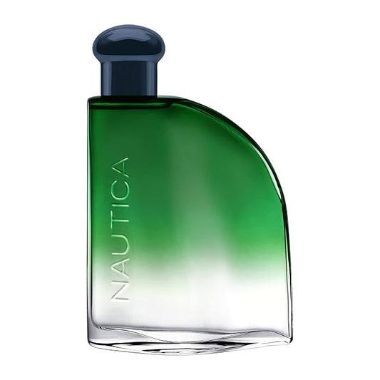 Nautica Color Green Eau de Toilette for Men, Woody Fougere Fragrance, Notes of Ginger, Geranium and Vetiver, 1.6oz
