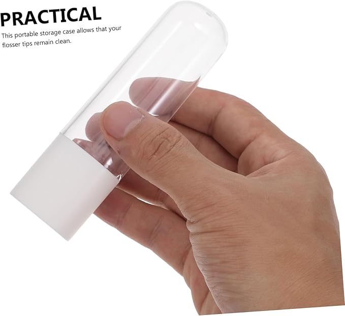 Portable Flosser Tip Holder Travel Storage for Nozzle Tips Compact and Sturdy Design for Easy Access and Replacement Outdoor Accessory for