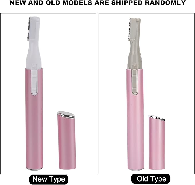 Electric Eyebrow Trimmer, Portable Mini Women Electric Eyebrow Razors, Stainless Steel Blades Painless Face Hair Removal Tool