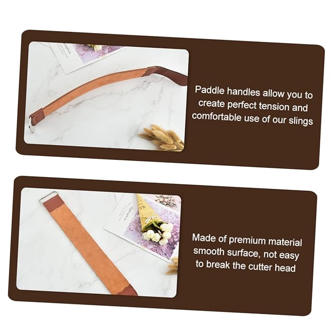 Manual Shaver Strop for Professional Razor Sharpening Double-sided Sharpening Strap for Barbers Leather Razor Strop for Home Salon Grooming