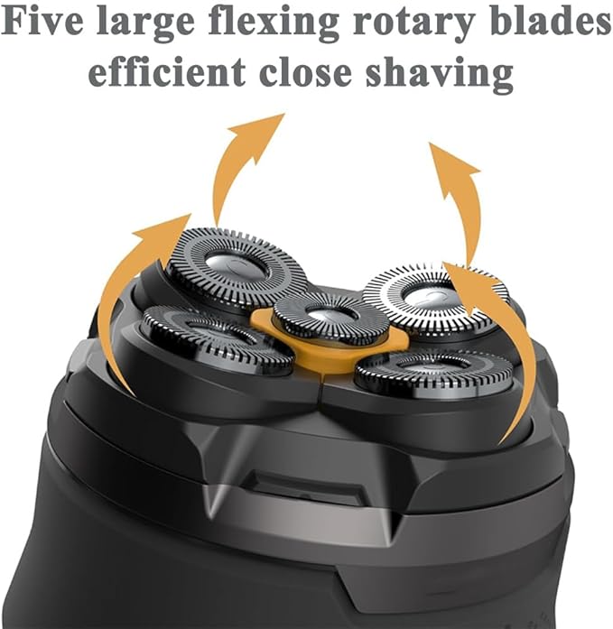 Head Shaver Replacement Head Compatible with Microtouch Titanium Electric Head Shaver Precision Head Trimmer Blade
