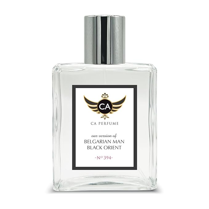 CA Perfume Impression of Belgarian Man Black Orient For Men Amber Woody Fragrance Long Lasting Mens Perfume Eau De Parfum 3.4 Fl Oz 100ml