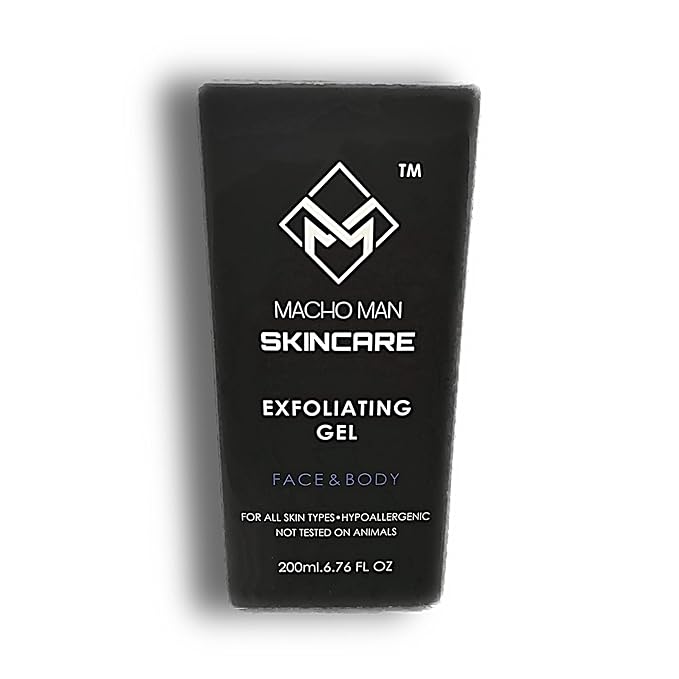 EXFOLIATING GEL - UNISEX - ALL NATURAL - FACE/FULL-BODY PEELING GEL - HYPOALLERGENIC