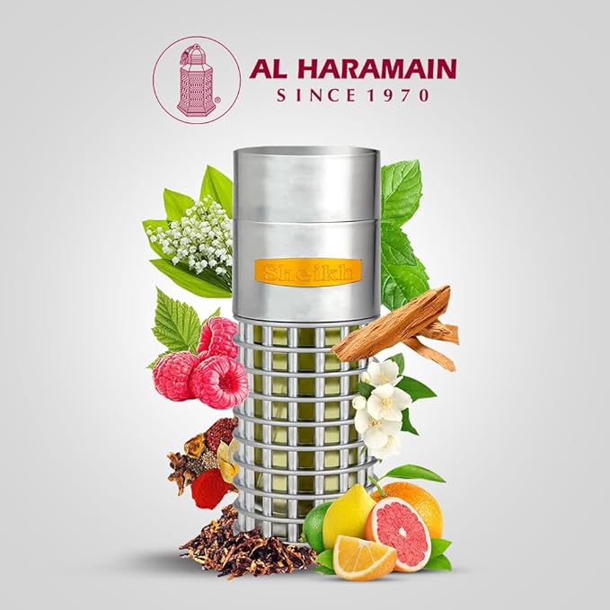 Al Haramain Sheikh Eau de Parfum Spray for Unisex, 2.88 Ounce / 85 ml
