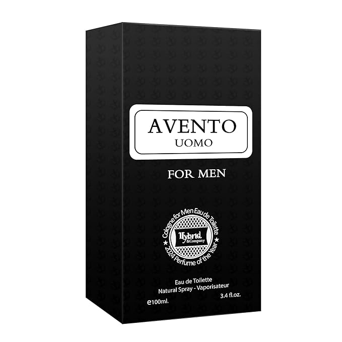Hybrid & Company Avento Uomo For Men Eau De Toilette Vaporisateur Natural Spray 3.4 Fl Oz