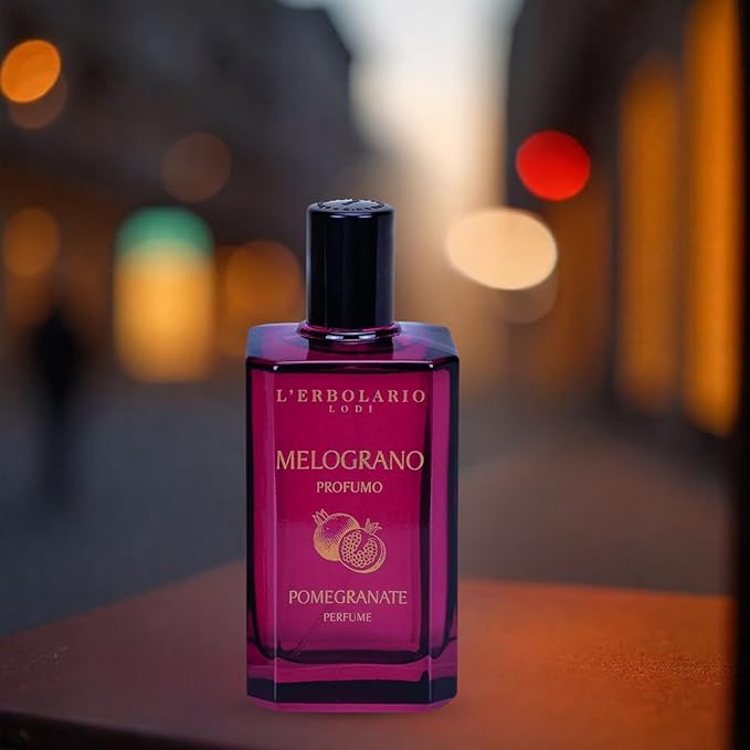 L'Erbolario Pomegranate Perfume - Perfume for Men and Women with Mandarin Orange, Lemon and Musk Notes - Fruity, Spicy Scented Mens Cologne - 3.3 oz