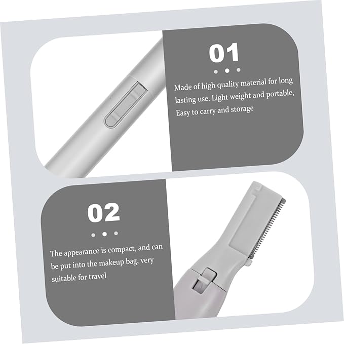 balacoo 1 Set Electric Eyebrow Trimmer Eyebrow Shaper Razor Hair Remover Face Epilator Facial Hair Men Shavers for Face Shaving Tool Brow Razor Man Care Abs