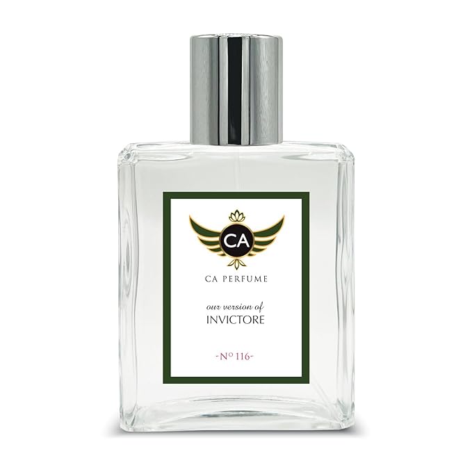 CA Perfume Impression of Invictore For Men Woody Aquatic Fragrance Long Lasting Mens Perfume Eau De Parfum 3.4 Fl Oz 100ml