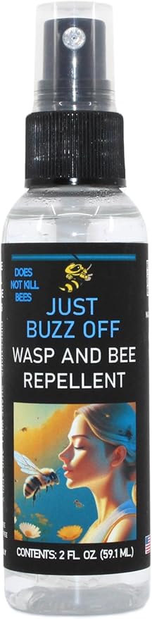 JUST Buzz Off Essential Oil Body Spray, 2 fl oz, DEET-Free Natural Body Spray for Outdoor Use – Plant-Based, Refreshing Natural Aroma, Travel & Summer Friendly