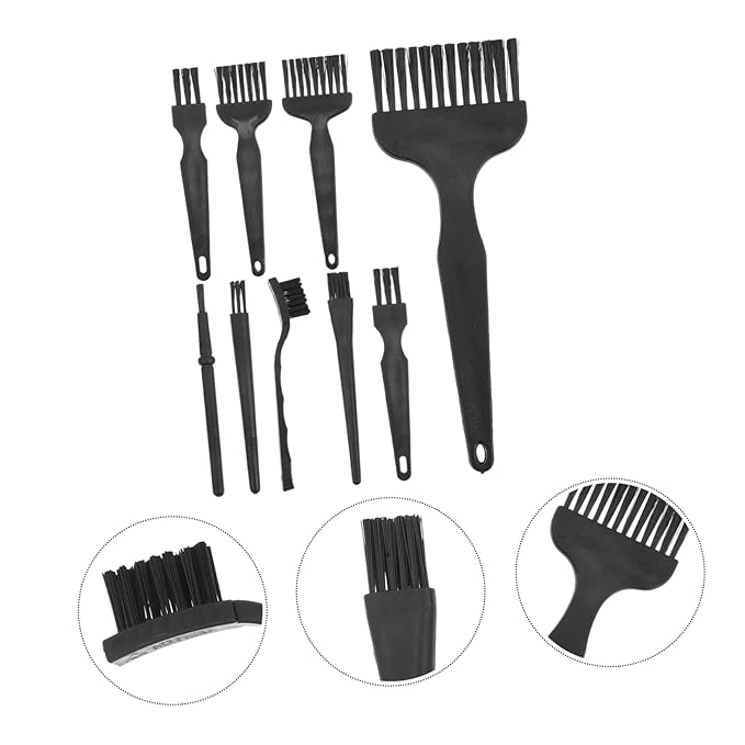 8pcs Razor Cleaning Brushes Durable Non-slip Electric Shaver Cleaning Tools for Stubble Removal and Trimmer Maintenance Compact for Daily Use