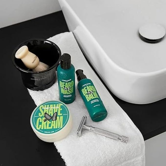 Men Rock Shave Cream - Sicilian Lime - Mens Shaving Cream - Moisturizing Shaving Foam for Men - Non-Drying Formula - Cruelty-Free - 3.5 oz