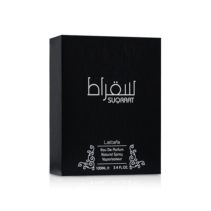 Lattafa Perfumes Suqraat for Men Eau de Parfum Spray, 3.4 Ounce