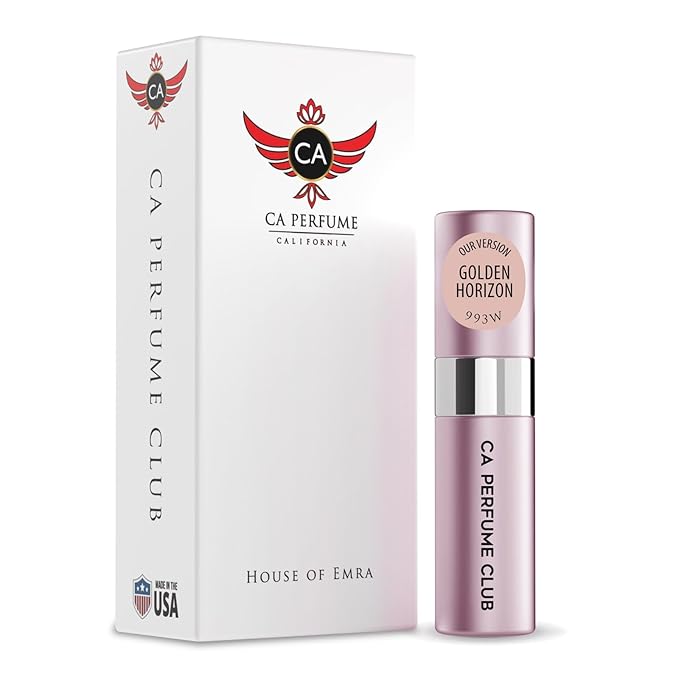 CA Perfume Impression of Golden Horizon for Women Eau De Parfum Spray Long Lasting Floral Perfume (0.27 Fl Oz / 8ml)