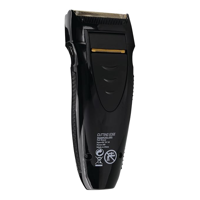 Cutting Edge Foil Shaver for Men, Hypoallergenic Electric Razor with Titanium Foil Cutters, Rechargeable Face Shaver with Pop-Up Trimmer, Close Shave, Smooth & Irritation Free, 45 Minute Run-Time