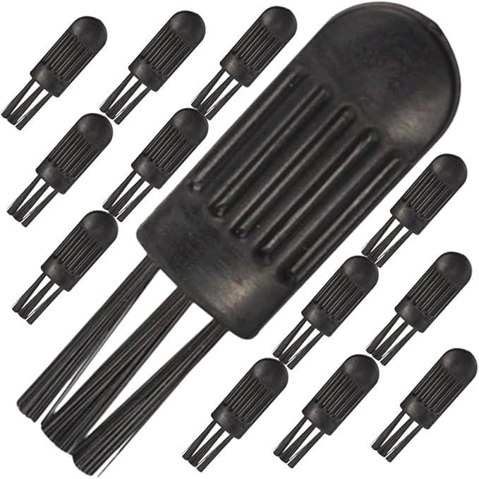 NOLITOY 400pcs Nose Hair Trimmer Cleaning Brush Ergonomic Electric Shaver Brush for Men and Lightweight Facial Hair Grooming Tool for Travel and Home Use