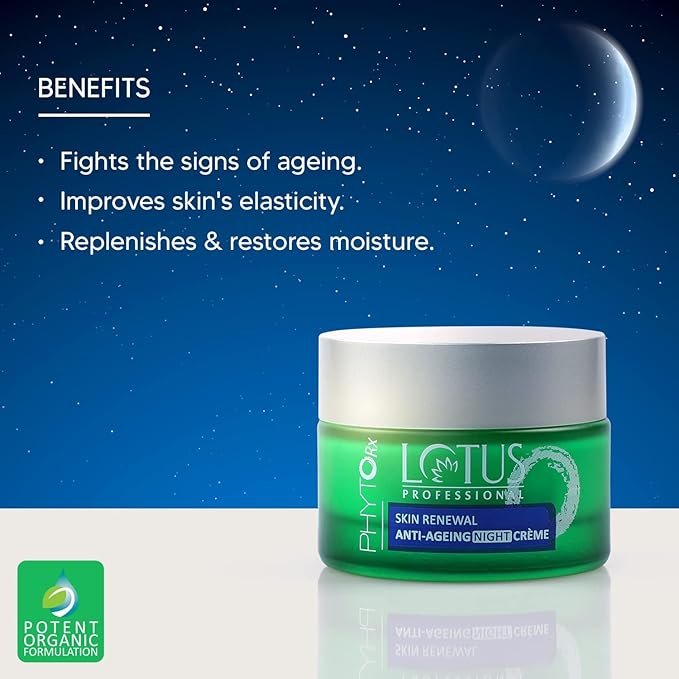 PHYT0-RX Skin Renewal Night Face Cream, Anti-Aging Collagen Boost, For All Skin Types, 1.76 oz