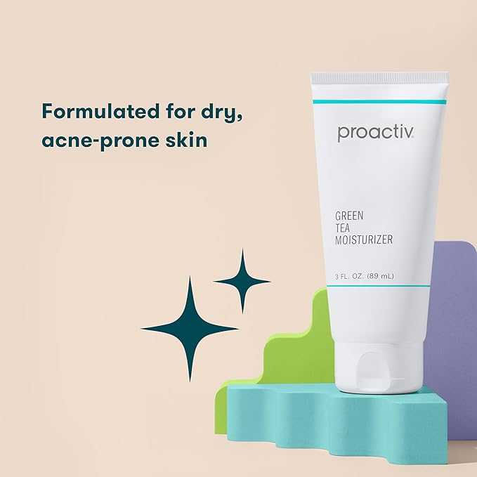 Proactiv Green Tea and Hyaluronic Acid Moisturizer for Dry Skin,Hydrating Face Moisturizer for Oily Skin,Dry-Skin and Acne Prone-Skin - 3 Oz,(Pack of 2)