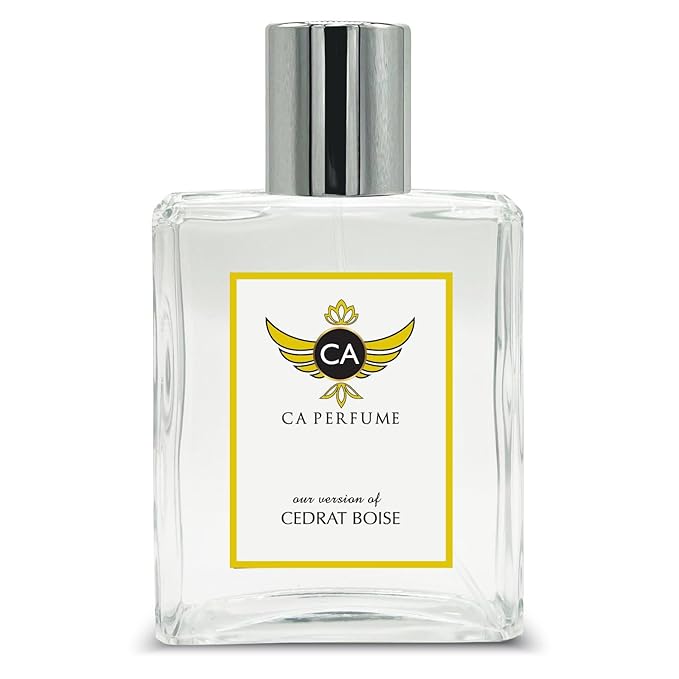 CA Perfume Impression of Cedrat Boise For Unisex Citrus Aromatic Fragrance Long Lasting Perfume Eau De Parfum 3.4 Fl Oz 100ml