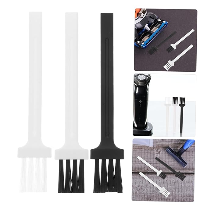 Outanaya 60pcs Electric Shaver Cleaning Brush Static Multipurpose Brushes for Keyboards Laptops and Electronics Ergonomic Design for Easy Dust Removal and Beard Cleaning