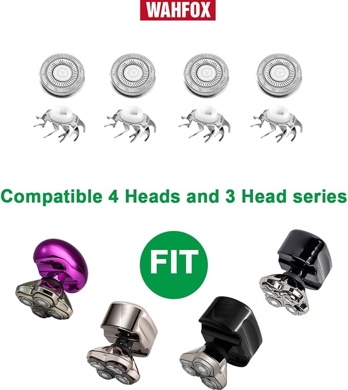 8 pcs Shaver Replacement Blades for Skull Shaver Pitbull Replacement Blades for Carver Pitbull Gold PRO/Platinum PRO/Silver PRO Pitbull Gold Replacement Heads…
