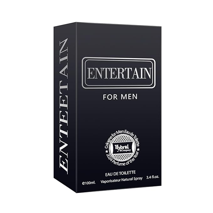 Hybrid & Company Entertain For Men Eau De Toilette Vaporisateur Natural Spray 3.4 Fl Oz
