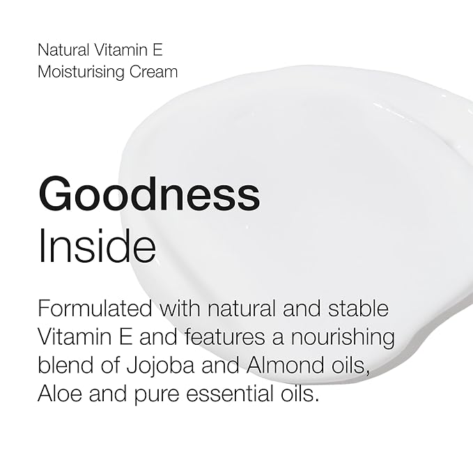 Natio Australia Aromatherapy Natural Vitamin E Moisturizing Cream, 3.4 oz - Non-Greasy Aloe Vera Face Moisturizer - Deeply Hydrating Face Cream (Pack of 2)