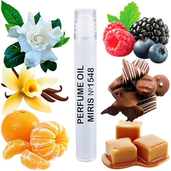 MIRIS No. 1548, Inspired by Viva la Juicy, Long-Lasting Perfume Oil for Women Roll-On, Rollerball 0.34 Fl Oz / 10 ml