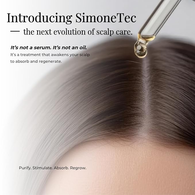 Simone Tec Prevention Hair Loss Conditioner 8Fl Oz | Restore and Strengthen Formula, Scalp Circulation Stimulator | Dx2-Dixidox Phase 1 and DNA-Pollen Phase 2 10ml Promo Included