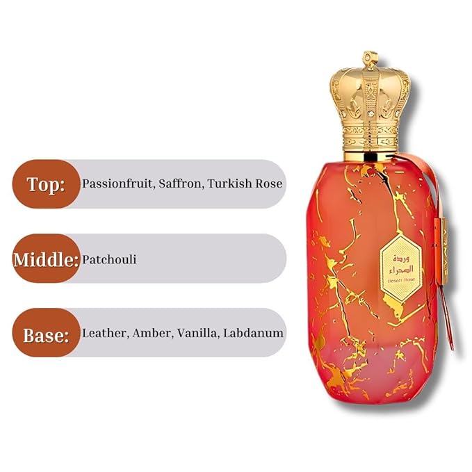Desert Rose EDP Spray 100ML (3.4 OZ) By Armaf | Indulge In The Allure Of This Exquisite Aroma.