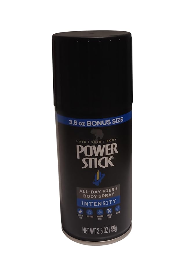 Power Stick Intensity All-Day Fresh Body Spray for Men, 3.5 oz (pack of 2)