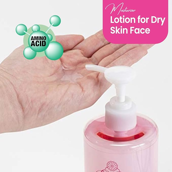 Kikumasamune 2-in-1 Face Toner + Full Body Lotion for Women, Natural Body Lotion for Dry Skin with Rice Extract, Amino Acids, Ceramides& Protein, Japanese Skin Care Lotion, HIGH MOIST, 16.9 Fl Oz, 2EA