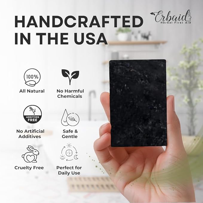 Pine Tar Soap – Natural Pine Tar Soap Bar for Men – Cleansing Bar for Acne, Eczema, Psoriasis & Itch Relief – Face & Body Wash with Activated Charcoal & Colloidal Oatmeal – Men’s Wash Made in the USA