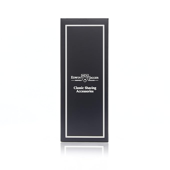 Edwin Jagger DE86 Classic Double Edge Manual Eco-Friendly and Reusable Safety Razor for Men and Women for Shaving Cream or Soap Fits All DE Razor Blades (Imitation Ebony)