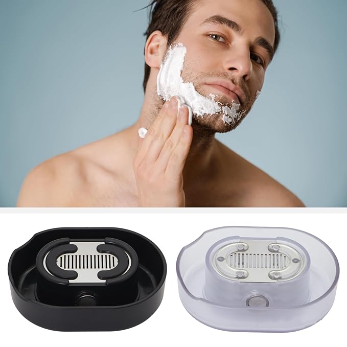 Mens Shaving Shaver Rinser Portable Shaver Rinser Save Water Shaver Storage Rack For Most Head Shaver