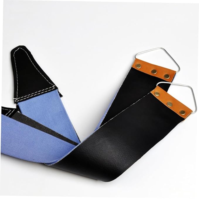 MERRYHAPY 2pcs Leather Sharpening Canvas Double Thickened Strop for and Blades Lightweight Design for Easy Use for Barbers and Personal Grooming