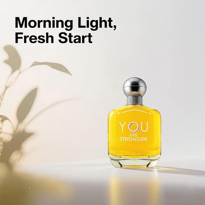 Men's Cologne Eau De Parfume Natural Spray You are Stronger Perfume with Woody Floral & Fruity Masculine Scent 3.4 Fluid Ounce Long Lasting Fragrance