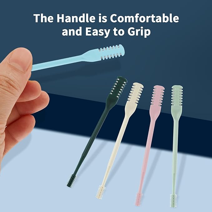 5Pcs 2-in-1 Nasal Hair Cutter, Nasal Hair Cutter for Women Men, Double Sided Nose Hair Cutter, 360° Rotating Manual Nostril Hair Removal Tool Nose Hair Trimmer, Travel Essentials, Colorful