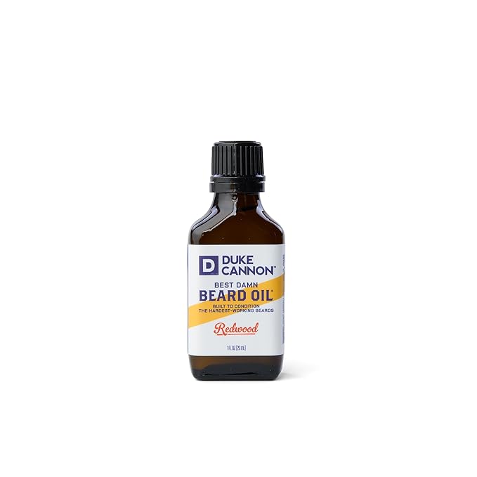 Duke Cannon Beard Oil for Men – 1oz | Beard Care & Grooming | Softens, Conditions & Promotes Healthy Beard