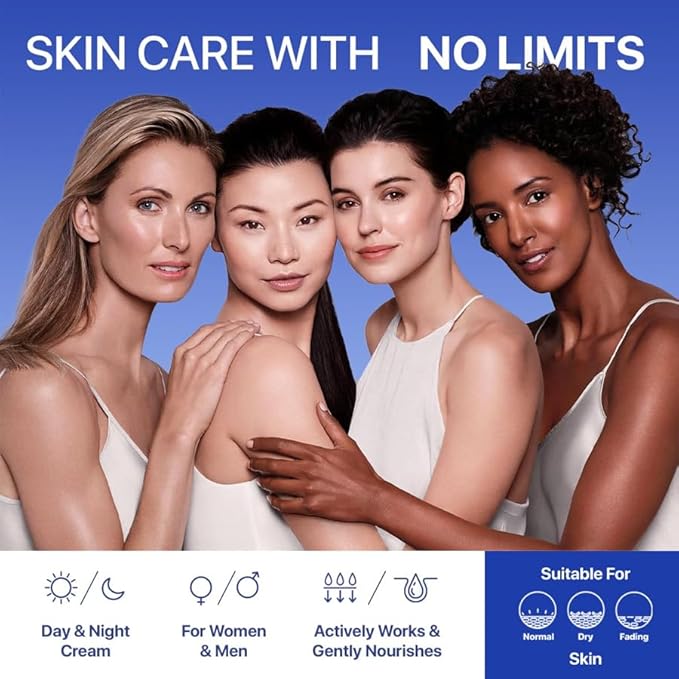 Face Moisturizer Cream, Anti Aging Neck Firming Cream, Collagen Day & Night Face Cream with Nicotinamide Acid for Women & Men 1.76oz