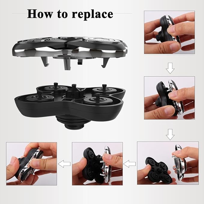 maxeylead Shaver Replacement Head Compatible with Remington Balder Pro Head Shaver Model SPR-XR7000 (PR)
