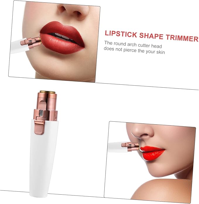 SAFIGLE 1pc Eyebrow Trimmer Shaving Woman Brows Shave Female Smooth Hair Electric Rechargeable Black Razors Removal Lipstick Shape Trimmer Personal Care Device Eyebrow Razor Alloy