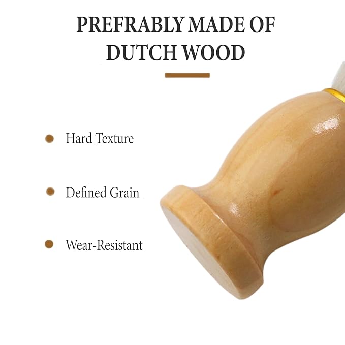 Shaving Cream Brushes for Men,Badger Hair Synthetic Shave Brush with Wooden Handle