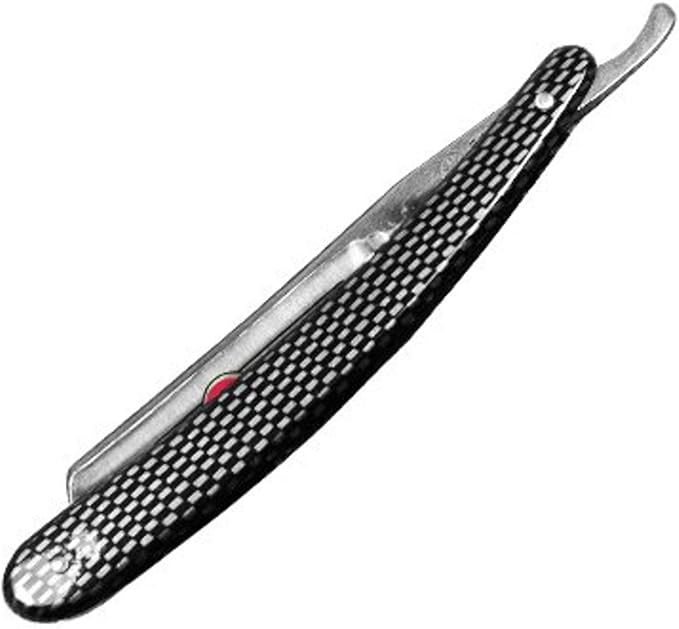 Gold Dollar Shaving Cut Throat Straight Razor Color Silver and Black