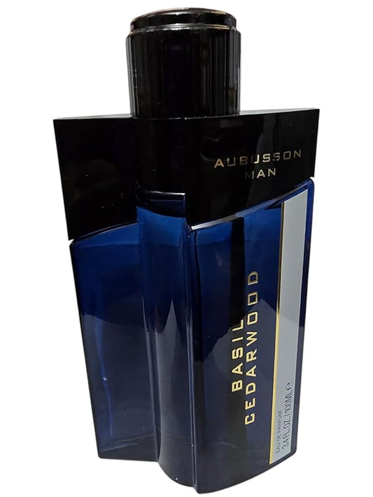 Aubusson Paris for Men Basil Cedarwood Eau De Parfum 3.4 fl oz / 100 ml Unboxed