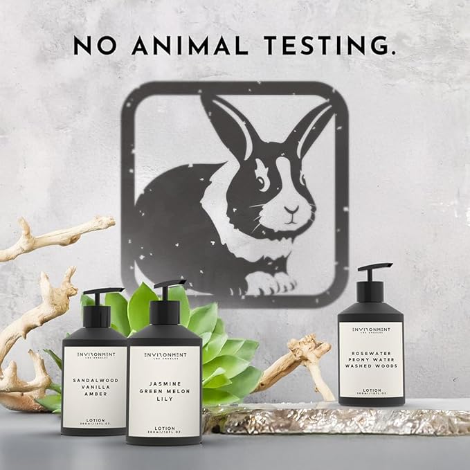 ENVIRONMENT Inspired by 5-Star Resort ARH Lotion, 300ml Luxury Scented (White Woods | Pomegranate | Peony) Bathroom Luxury, Men & Women High-End Body Lotion, Hand Cream, Dry Skin Treatment