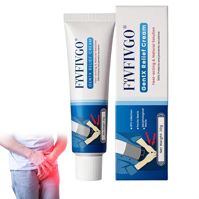 Fivfivgo Relief Cream,Men's GentX Relief Cream,Soothing and moisturizing, fast absorbing, refreshing and non-greasy formula, suitable for all skin types (1PC)