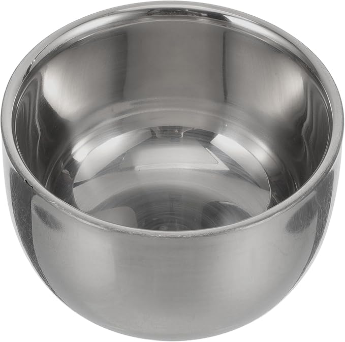 TOYANDONA Stainless Steel Shaving Soap Bowl Barber Bubble Bowl Shaving Cream Cup for Men Sturdy Suitable for Beard Care Random Style