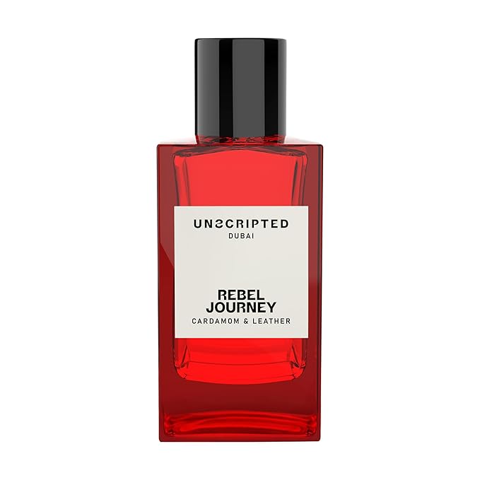 Unscripted Rebel Journey - Bold and Unique Perfume for Men - Long-Lasting Men Perfume with Violet, Leather and Woody Notes for Free Spirits - 3.4 oz